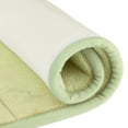 thumbnail image 4 of Unique Bargains 2 Pcs Soft Thick Absorbent Quick Dry Bathroom Bath Rugs Non Slip Green 20" x 32", 4 of 6