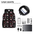 thumbnail image 6 of Honeii Christmas Tree and Gold Socks Print Laptop Backpack for Work, College, Travel, Daily Backpacks for Men Women, Sport Rucksack,Computer Bag, 6 of 8
