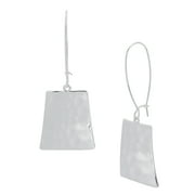 Robert Lee Morris Soho Geometric Dangle Silver Earrings, 2.5" Length