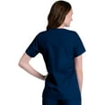 thumbnail image 3 of Landau Essentials Haut d'Uniforme à Boutons-Pression pour Femme, Coupe Classique Décontractée, Col en V, 4 Poches, 3 of 6