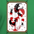 thumbnail image 3 of CafePress - Happy Christmas Krampus T Shirt - Women's V-Neck Dark T-Shirt, 3 of 4