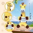 thumbnail image 2 of Muñeco de Jirafa de Crochet Hecho a Mano para Apoyo Emocional, 2 of 7