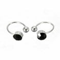 thumbnail image 2 of 2Pcs Crystal Ear Cuff U Shape Wrap Earrings Non Piercing Rhinestone Clip-on, 2 of 3