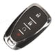 thumbnail image 4 of Carcasa para mando a distancia de 4 botones Jingyuqin para Chevrolet Camaro Cruze Malibu Spark Bolt Equinox Sonic Trax Volt, 4 of 5