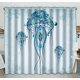 thumbnail image 1 of ABPHQTO Medusa en el océano azul Cortina de ventana Cortina de cocina Tamaño 130x210 cm (Dos piezas) ABPHQTO Window-ZK23-Two, 1 of 2