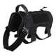 thumbnail image 1 of Arnés para perros con correas elásticas que absorben los impactos, arnés ajustable para pasear perros Negro L, 1 of 9