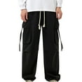 thumbnail image 1 of COM1950s Cargo Pants for Men, Pants for Men, Men's Casual Solid Color Cargo Pockets Elastic Rope Casual Pants, Cargo Pants Men, Cargo Pants Men, Men's Cargo Pants, Cargo Pants for Men with Pockets, 1 of 4