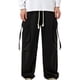 thumbnail image 1 of Puntoco Pantalones casuales largos para hombre Pantalones casuales de moda para hombre de color sólido con bolsillos cargo y cuerda elástica, 1 of 4