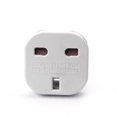 thumbnail image 2 of IKemiter Adaptor Plug Adapter 3 Pin UK To EU Euro Europe European 2 Pin Portable For Travel, 2 of 5