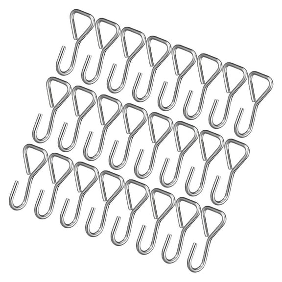 Raindrops 50pcs S Hooks For Hanging, Stainless Steel Heavy Duty Hooks For Car Seat Cover Installation, Multi-Functional Hooks For Car Accessories