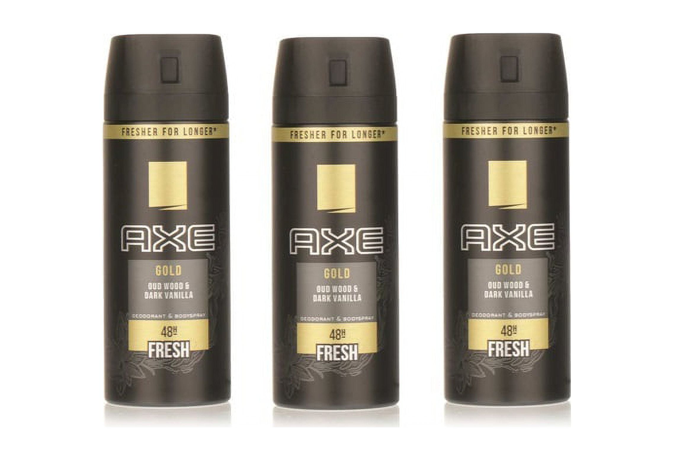6 Pack Axe Gold Temptation Mens Deodorant Body Spray, 150ml