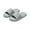 Grey, variant on Unisex Cloud Cushion Slides Thick Non-Slip Shower Sandals Quick-Dry Bathroom Slippers Open-Toe House Shoes with Memory Foam Footbed for Indoor/Outdoor Spa & Pool Use