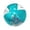 Blue, variant on Outdoor Pvc Inflatable Beach Ball, 10.63 Inch Portable Sturdy Solid Waterproof Pool Toys for Summer Pool Party Decorations, Beach Games, Indoor Outdoor Yard Festival Decorations