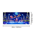 thumbnail image 2 of Hometravel Extra Large Christmas Garage Door Banner, Oversized Holiday Background Cloth Decor, Big Seasonal Display Banner for Garage Front, Party Background, Wall, 2 of 3