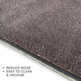 thumbnail image 5 of Custom Size Runner Rug Solid Design Dark Gray Color 26 or 31 inch Wide Pick Your Length Non-Slip Rubber Backing Stair Runner, 5 of 6