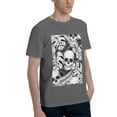 thumbnail image 2 of Bingfone Skull And Palm Leaves Men'S Loose Fit Short-Sleeve Pocket T-Shirt, 2 of 7