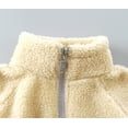 thumbnail image 5 of WOYY Winter Girls Fleece Sherpa Coat Soft Cozy Zip Up Jacket Kids Outerwear, Sizes 18-24M, 5 of 8