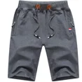 thumbnail image 2 of Pantalones cortos de algodón de verano para hombre, pantalones cortos de tabla para hombre, pantalones cortos casuales transpirables para hombre, pantalones cortos de playa para hombre, bermudas calie, 2 of 5