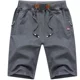 thumbnail image 2 of Pantalones cortos de algodón de verano para hombre, pantalones cortos de tabla para hombre, pantalones cortos casuales transpirables para hombre, pantalones cortos de playa para hombre, bermudas calie, 2 of 5