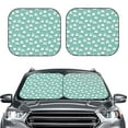 thumbnail image 2 of Naloa Cute Sheeps Print 2-Piece Windshield Sunshade,Foldable Car Front Window Sun Shades,for Most Sedans SUV Truck-Small, 2 of 6