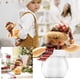 thumbnail image 2 of Decoraciones para fiestas navideñas Huarll, tarro de dulces navideño, regalo para niños, adorno de muñeco de nieve de Papá Noel, caja de almacenamiento, tarros de galletas de plástico transparente,, 2 of 2