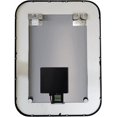 thumbnail image 3 of Vanity Art 24" x 31.5" Large LED Lighted Bathroom Vanity Wall Mirror with Touch Sensor | Modern Rounded Corner Shape Wall Mounted Makeup Mirror with Adjustable LED Light for Over Sink Bedroom VA27F-B, 3 of 5