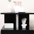 thumbnail image 3 of 20" Modern Side Table with Three-Tier Design | Great for Storage and Display, Water-Resistant Surface, 3 of 5