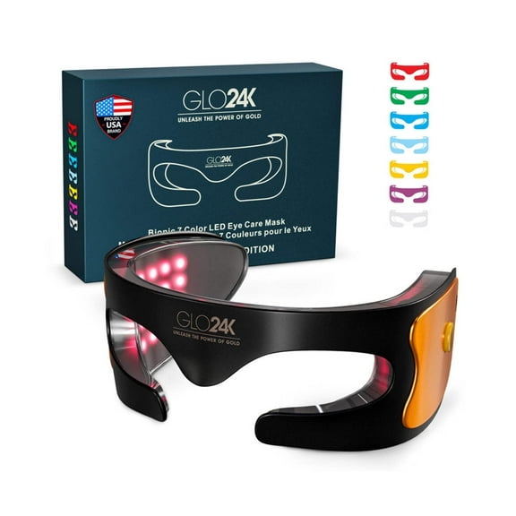 GLO24K Bionic 7 Color LED Eye Care Mask