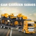 thumbnail image 3 of GYRATEDREAM Construction Toys Truck Die-cast Vehicle Transporter Car Set Cement Mixer Excavator Dump Truck Digger Backhoe or Boys Kids 3 4 5 Years Old, 3 of 9