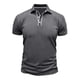 thumbnail image 4 of pstuiky camisetas de hombre, Camisa informal de manga corta con botones y cuello vuelto para hombre camisas casuales para hombre s, 4 of 8