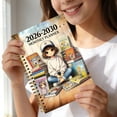 thumbnail image 5 of 2026-2030 Monthly Planner, Spiral Bound Agenda Book, Reading Themed Cover Calendar Notebook, Monthly Tab Organizer, Long Term Goal Tracking Journal, 5 Year Planner for Daily Schedule Planning, 5 of 7