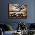 thumbnail image 5 of Empire Art Direct "Elephants" Mixed Media Iron Hand Painted Dimensional Wall Art Sculpture, 5 of 9