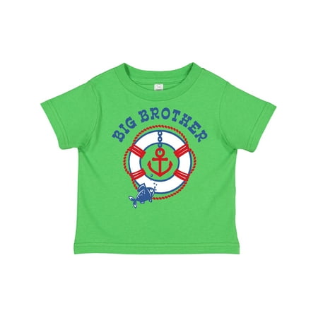 

Inktastic Nautical Big Brother Gift Toddler Boy Girl T-Shirt