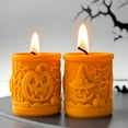 thumbnail image 5 of 2PCS 3D Pumpkin Cylindrical Candle Molds Halloween Resin Casting Silicone Molds for DIY Aromatherapy Candles Wax Plaster Polymer Clay Decoration, 5 of 9