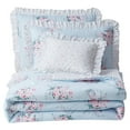 thumbnail image 2 of Simply Shabby Chic Bouquet Rose 4-Piece Soft Washed Microfiber Comforter Set, King, 2 of 9