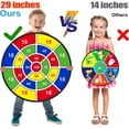 thumbnail image 5 of CJUAN 29" Large Dart Board for Kids, Kids Dart Board with 12 Sticky Balls, Boys Toys, Indoor/ Sport Outdoor Fun Party Play Game Toys, Birthday Gifts for 3 4 5 6 7 8 9 10 11 12 Year Old Boys Girls, 5 of 6