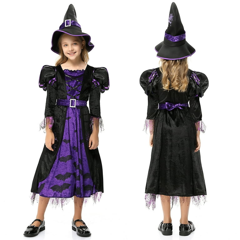 Cobweb Witch Costume Dress for Girls Cobweb Witch Costume Dress for Girls