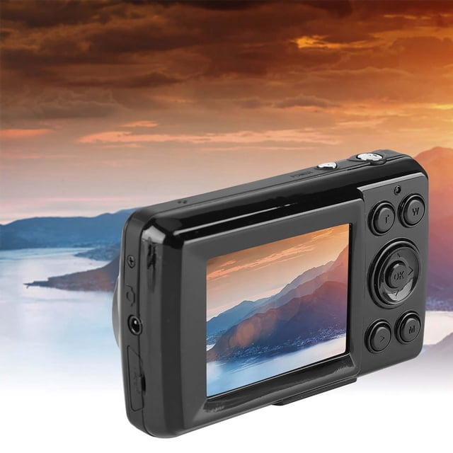 Cámara Digital, Pantalla LCD De 2,4 Pulgadas Cámara Digital Portátil Mini Exterior 16MP 720P 30FPS 16X Zoom HD Cámara De Vídeo Digital Videocámara