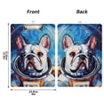 thumbnail image 3 of ALAZA Plastic Clipboard A4 Letter Size Decorative Clipboards for Students Women Men 9" x 12.5" Oil Paint Dog Astronaut, 3 of 6