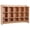 Cl-013 15 Small Grids + 1 Shoe Layer, variant on Kojooin Classroom Cloakrooms with Compartments, Double-Sided Hooks, Anti-Tipping Devices, Casters, Hooks, and Storage Boxes Are Suitable for Classrooms and Playrooms