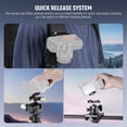 thumbnail image 4 of Neewer Backpack Camera Clip Mount with Square QR Plate, Upgraded Safety Latch, Quick Release Camera Belt Clip Backpack Strap Compatible with Peak Design PD QR System Canon Nikon Sony DSLRs, GP67, 4 of 8