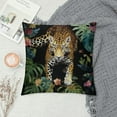 thumbnail image 2 of COMIO  Contrast Cheetah Leopard Printed Throw Pillow Covers Decorative Pillowcase Soft Cushion Covers for Bedroom Livingroom Sofa Dorm Farmhouse, 2 of 5