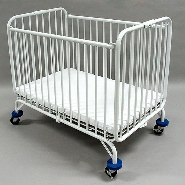 La Baby Full Size Metal Folding Crib Walmart Com Walmart Com