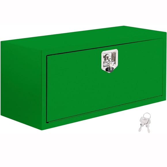 Qinaqin 24-14-16 Inch Verde Underbody Truck Tool Caja Resistente Steel Cerrable & cm de Anchoaterproof para Pickups