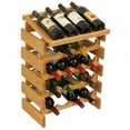 thumbnail image 1 of Wooden Mallet WRD44LO 20 Bottle Dakota Wine Rack with Display Top, 1 of 1