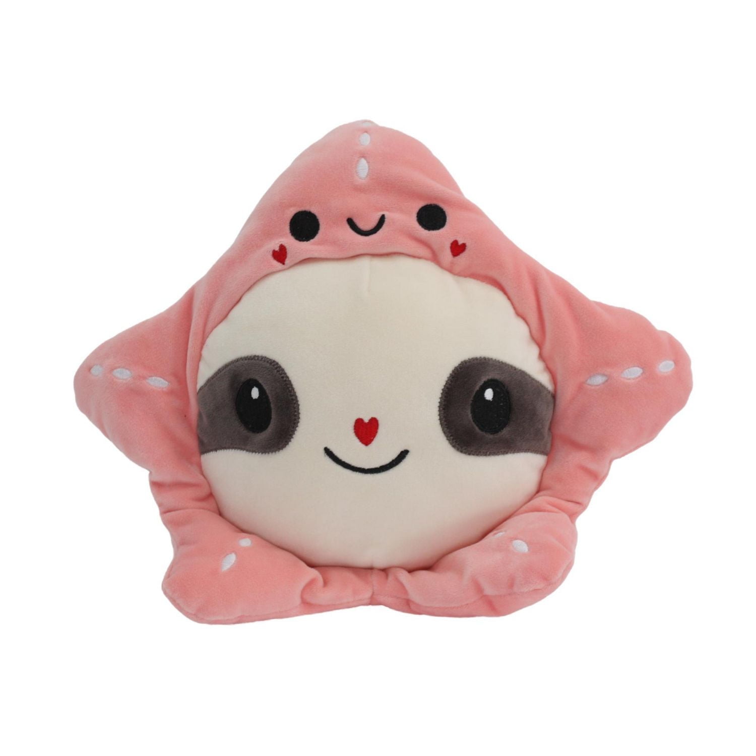 WAY TO CELEBTATE VALENTINE 15" PLUSH ANIMAL WITH CLOTHING-BROWN STARFISH