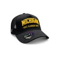 thumbnail image 1 of Knite Gorra Trucker para Hombre de Malla Transpirable Michigan Negra y Amarillo, 1 of 5