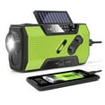 thumbnail image 4 of FM /AM / WB Weather Radios Emergency Flashlight 2000mAh Power Bank Multifunction Radio Solar Hand Crank ,Handy Bright, 4 of 5