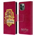 thumbnail image 1 of Head Case Designs Officially Licensed Harry Potter Sorcerer's Stone I Gryffindor Crest Leather Book Wallet Case Cover Compatible with Apple iPhone 11 Pro, 1 of 6