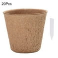 thumbnail image 2 of UDIYO 1 Set Peat Pots for Seedlings 3 15"/2 36" Seed Starter Pots Eco Friendly Biodegradable Plants Pots with Plant Labels, 2 of 7